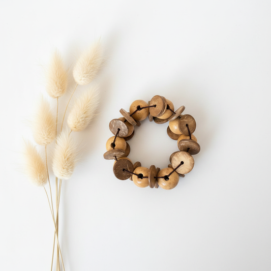 
Bracelet Perles de Bois Rond & Plat – Élastique Épais | Style Bohème Estival | Éco-Responsable | Fait Main France
 livraison gratuite
