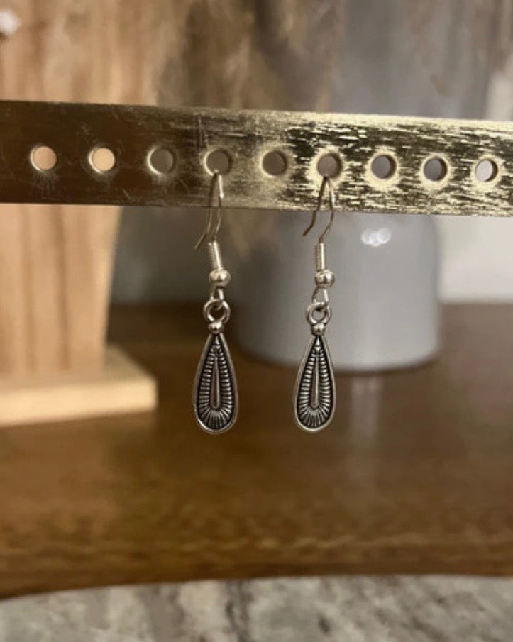 Boucles d'Oreilles Pendantes Bohème | Acier Inoxydable Argenté