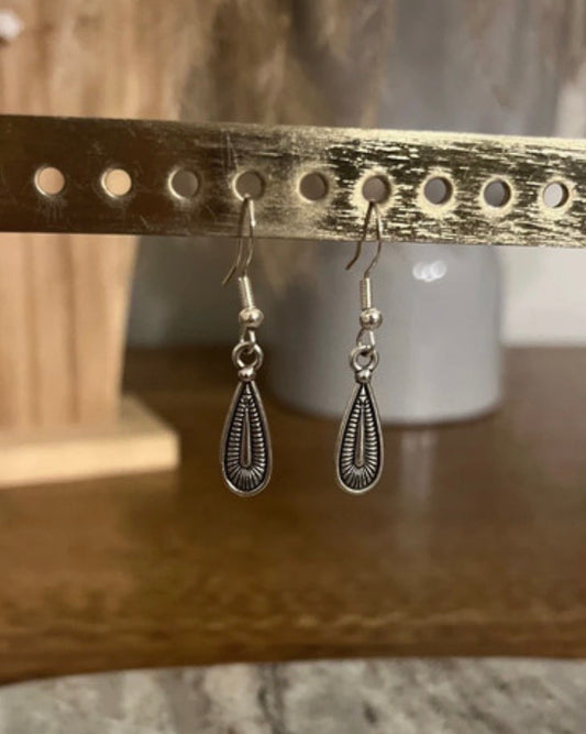 Boucles d'Oreilles Pendantes Bohème | Acier Inoxydable Argenté