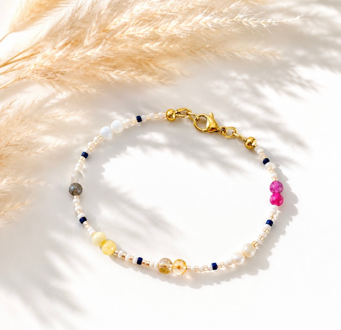 Bracelet Esprit Sauvage – Pierres Naturelles & Perles Miyuki Toho | Fait Main