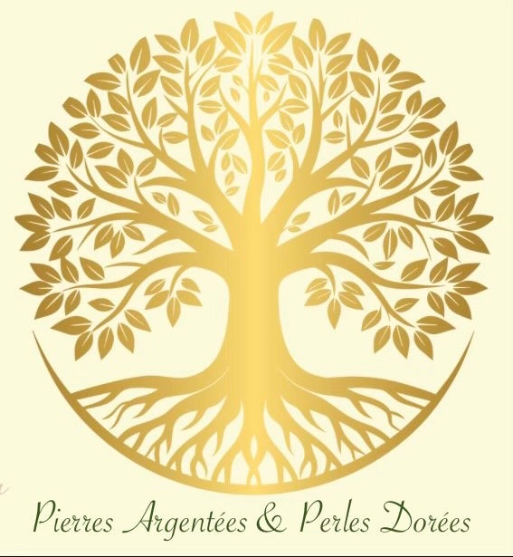 Pierres Argentées & Perles Dorées 